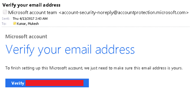 Verify Email