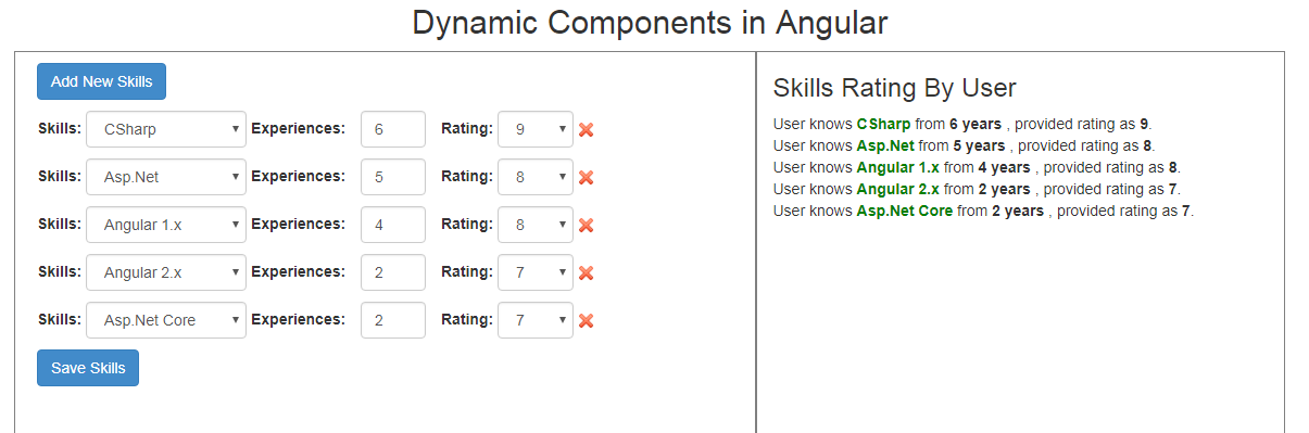 Create Dynamic Angular Component