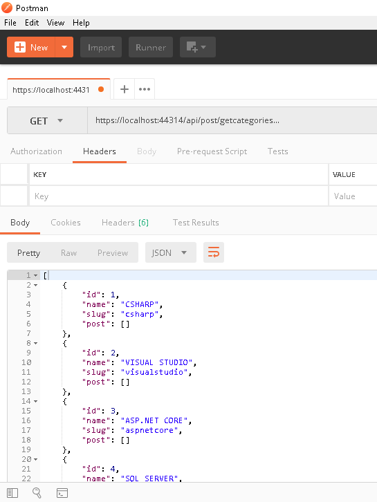 .Net Core with Entity Framework Core