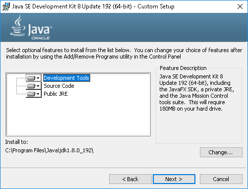 Java SDK Select Components