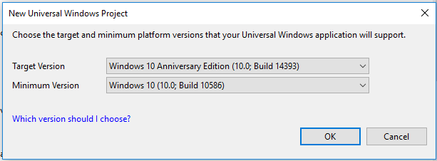 New Universal Windows Platform UWP