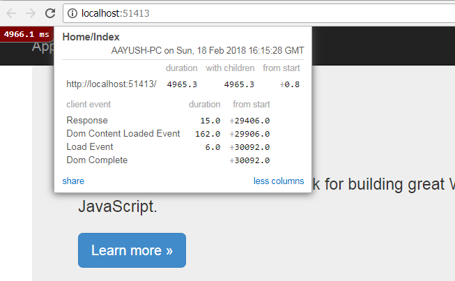 MiniProfiler with asp.net mvc