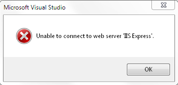 IIS Express Error