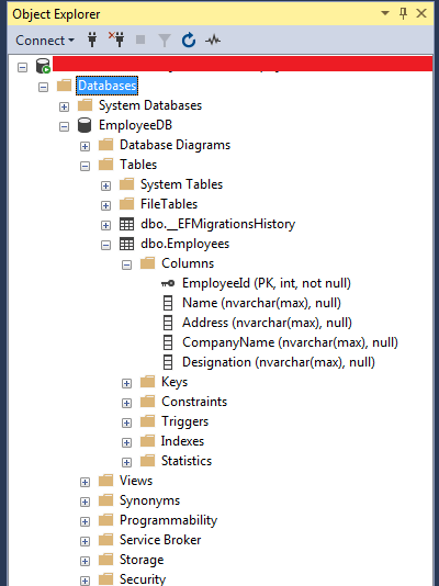 EF Core Migration with Code First