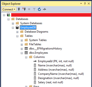 EF Core Migration with Code First