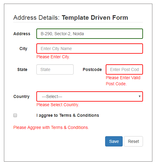 Form Validation in Angular