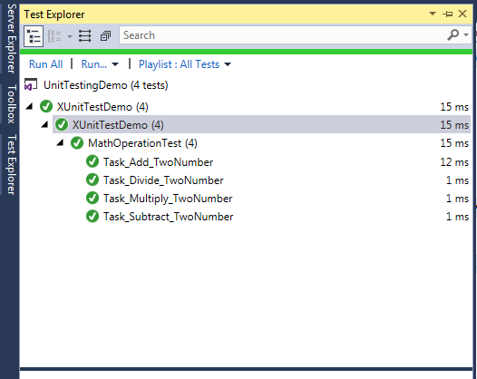 Unit Testing in Asp.Net Core