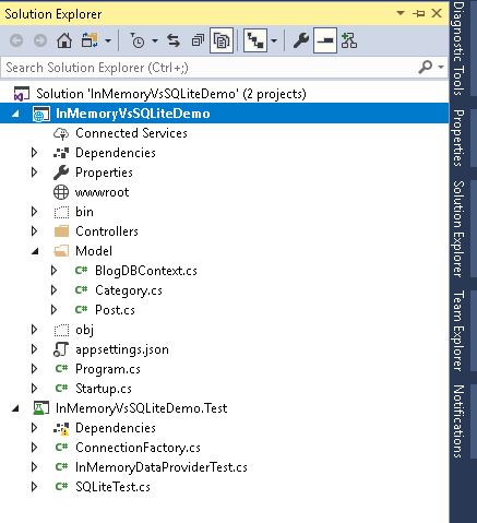 SQLite Project Structure