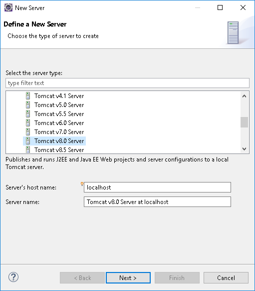 Setup Tomcat Server