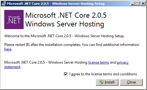 .Net Core 1.0 Hosting