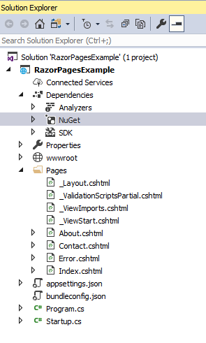 Razor Page Structure