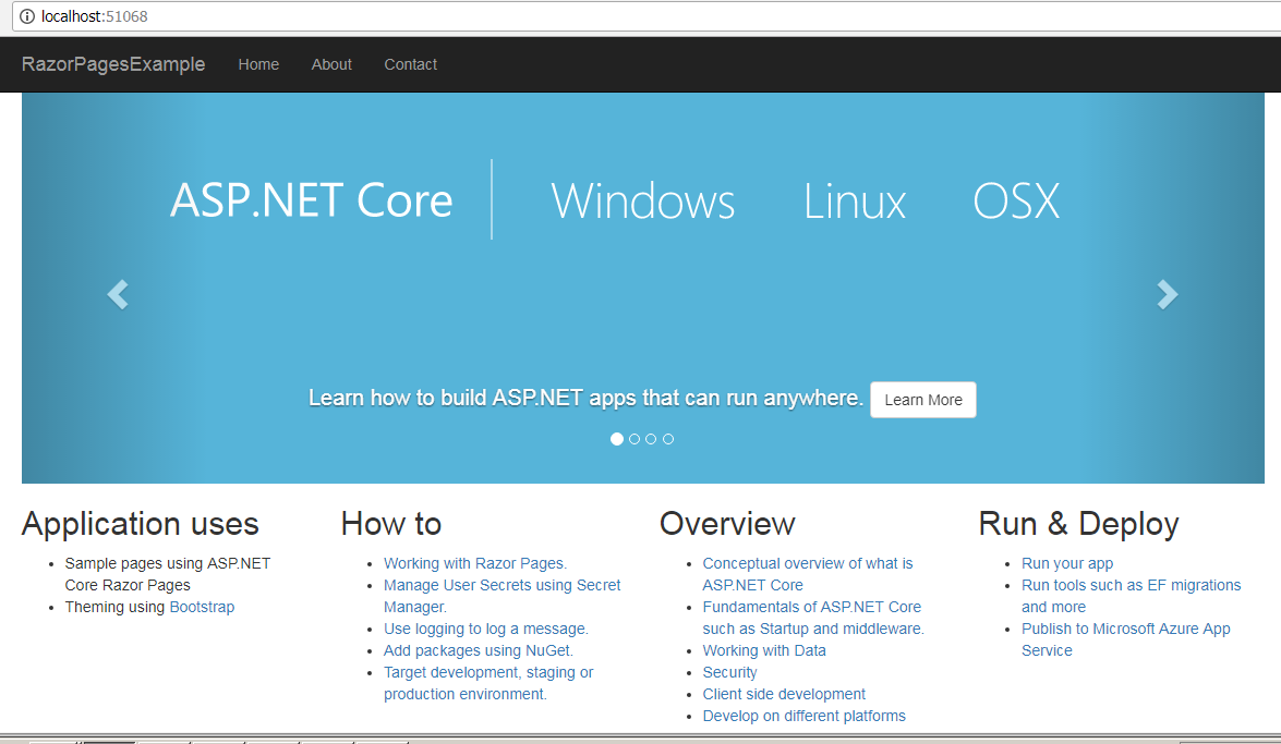 Razor Page in Asp.Net Core