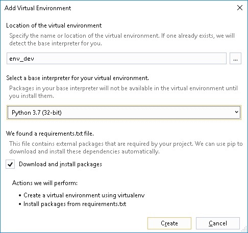 Install Python Virtual Environment