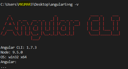 Angular 5 CLI